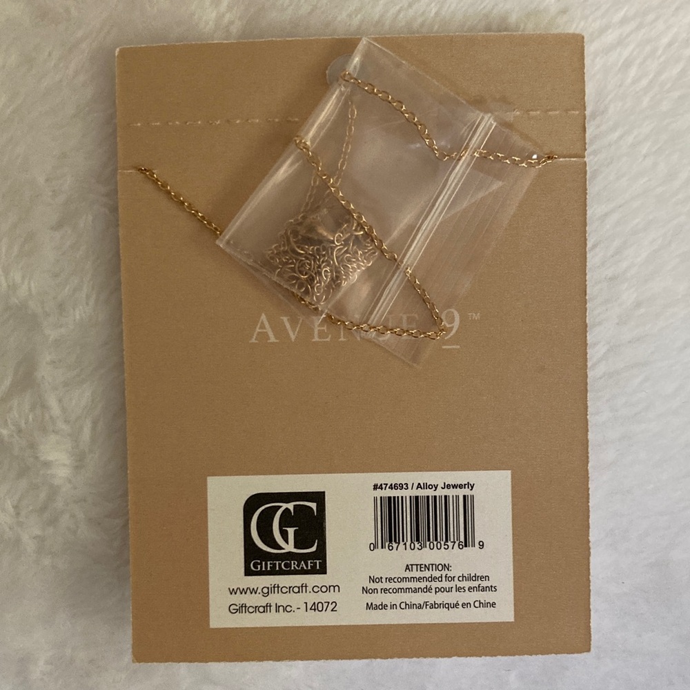 NWT Avenue 9 ginkgo longevity necklace - Picture 3 of 4